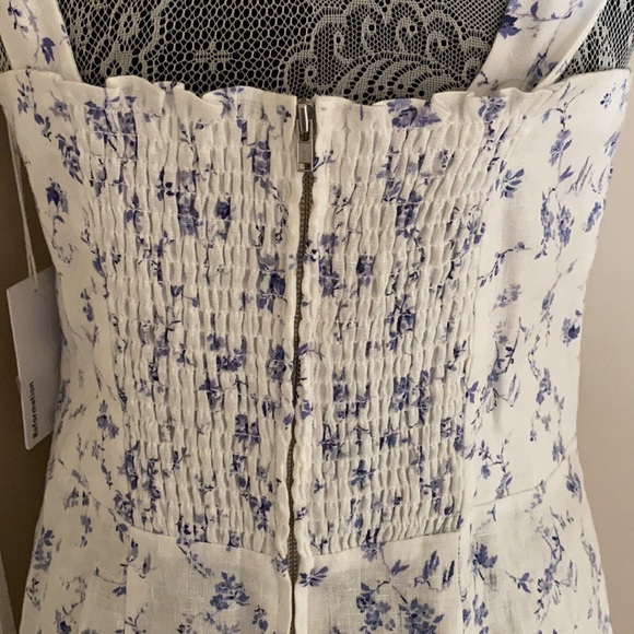 Reformation Elettra Sinead Dress Size 10 - Picture 8 of 10